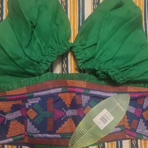 Farm Rio Embroidered Crop Top